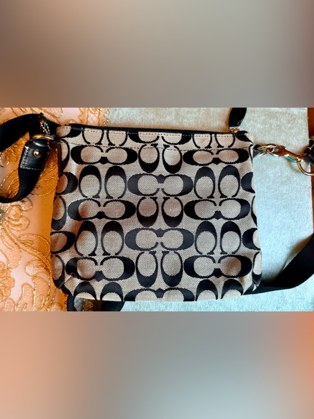 Coach Signature Swingpack Crossbody Bag - Picture 4 of 10